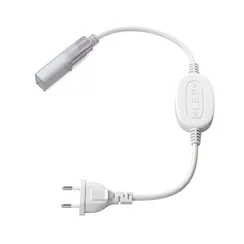 Коннектор питания с сетевой вилкой для светодиодной ленты 220В 201205 Led Strip 201205