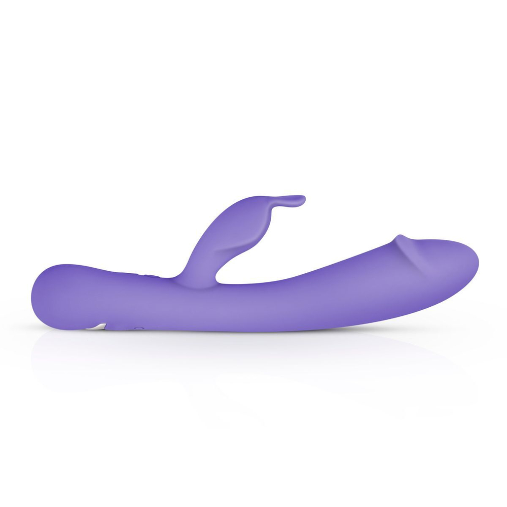 Фиолетовый вибратор-кролик Trix Rabbit Vibrator - 22,5 см. (Цвет: фиолетовый)