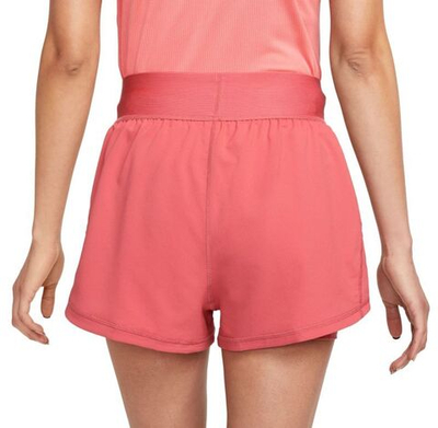 Женские Шорты теннисные Nike Court Dri Fit Advantage Short - adobe/white