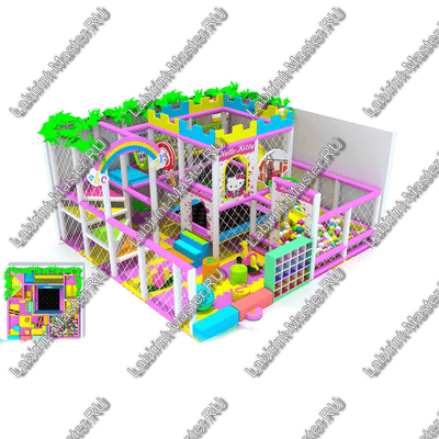 Детский игровой лабиринт "Привет, Китти!"