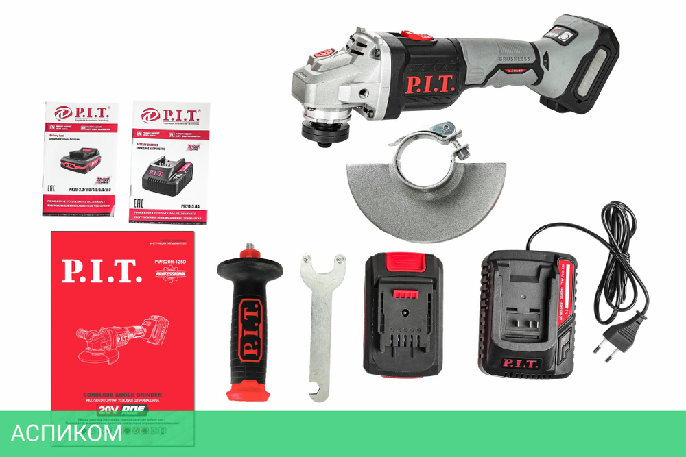 Угловая шлифмашина P.I.T. PWS20H-125D/1