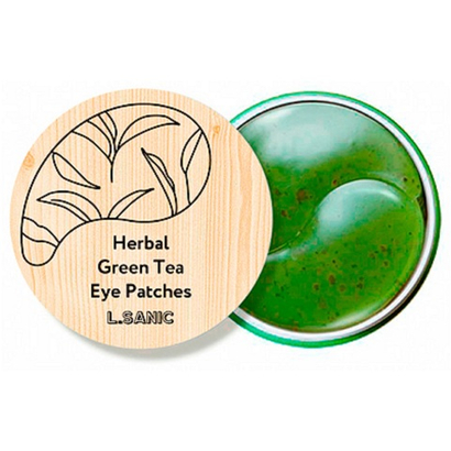 L.Sanic Herbal Green Tea Hydrogel Eye Patches гидрогелевые патчи с экстрактом зеленого чая