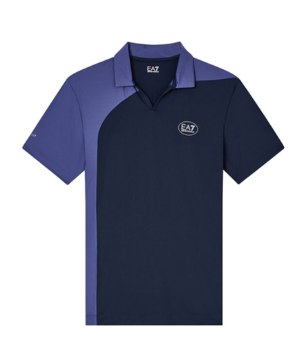 Мужское теннисное поло EA7 Tennis Pro - armani blue