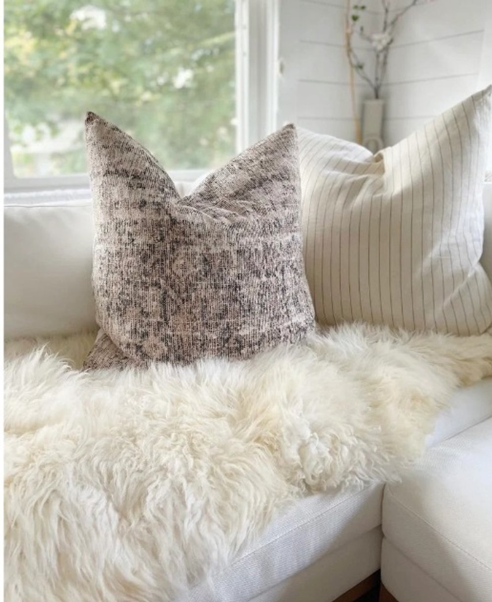 декоративная шкура из овчины