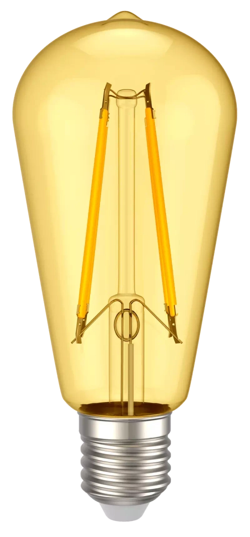 Лампа светодиодная ST64 золото 8Вт 230В 2700К Е27 серия 360° IEK