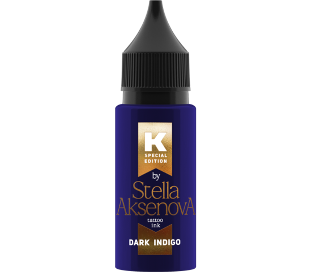 Dark Indigo КРАСКА Tattoo Ink by Stella Aksenova