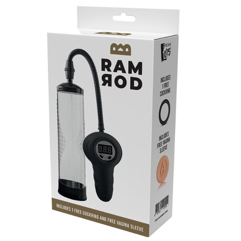 Прозрачная автоматическая вакуумная помпа Automatic Penis Pump (Цвет: прозрачный)