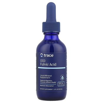 Trace Minerals Liquid Ionic Fulvic Acid 250 mg 59 мл , Ионная фульвокислота