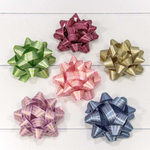 Бант Звезда 10см Набор 6 шт "Граффити" на липучке (Микс)