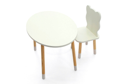 Детский стул Бельмарко Stumpa мишка белый