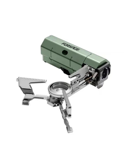 Плита газовая портативная (2600Вт, расход газа 120г/ч) Forsage F-BDZ-155-A (green)