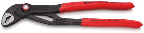 Клещи трубные KNIPEX Cobra® QuickSet черненая 250 мм 8721250