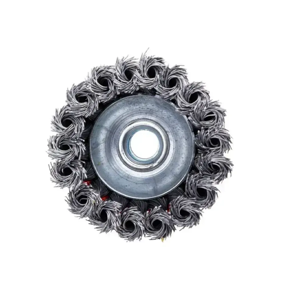 Набор щеток металлических для УШМ 75мм 2шт, стальная