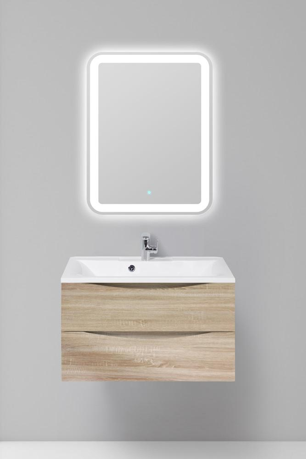 Тумба подвесная под раковину BelBagno MARINO-800-2C-SO-WO-P