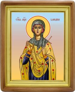 Бландина Лионская святая мученица. Икона на холсте.