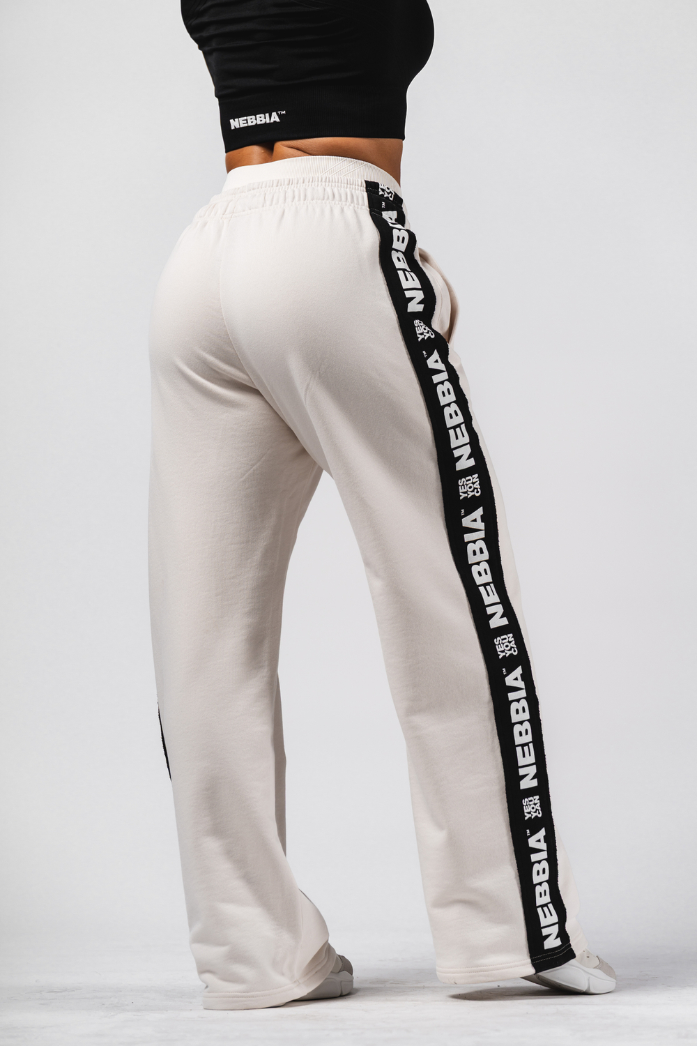 Брюки Straight Leg Sweatpants URBAN 490 Кремовые