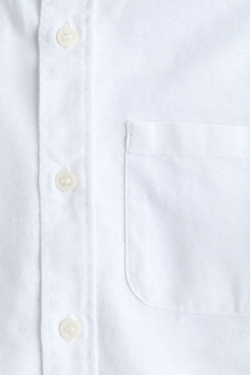 H&M Хлопковая рубашка, белый