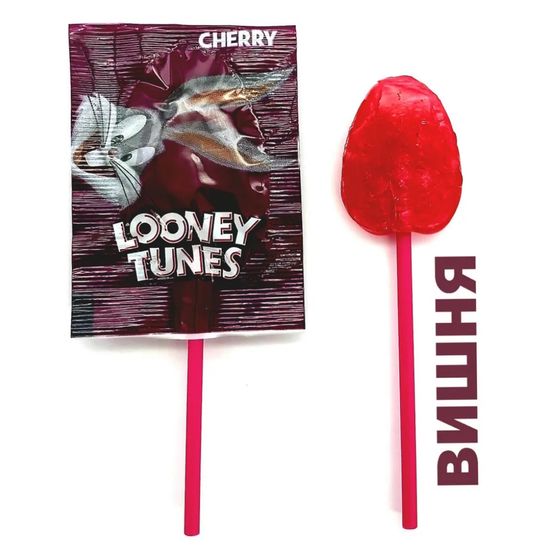 Леденец на палочке Looney Tunes ассорти, 7,25 г (Турция)