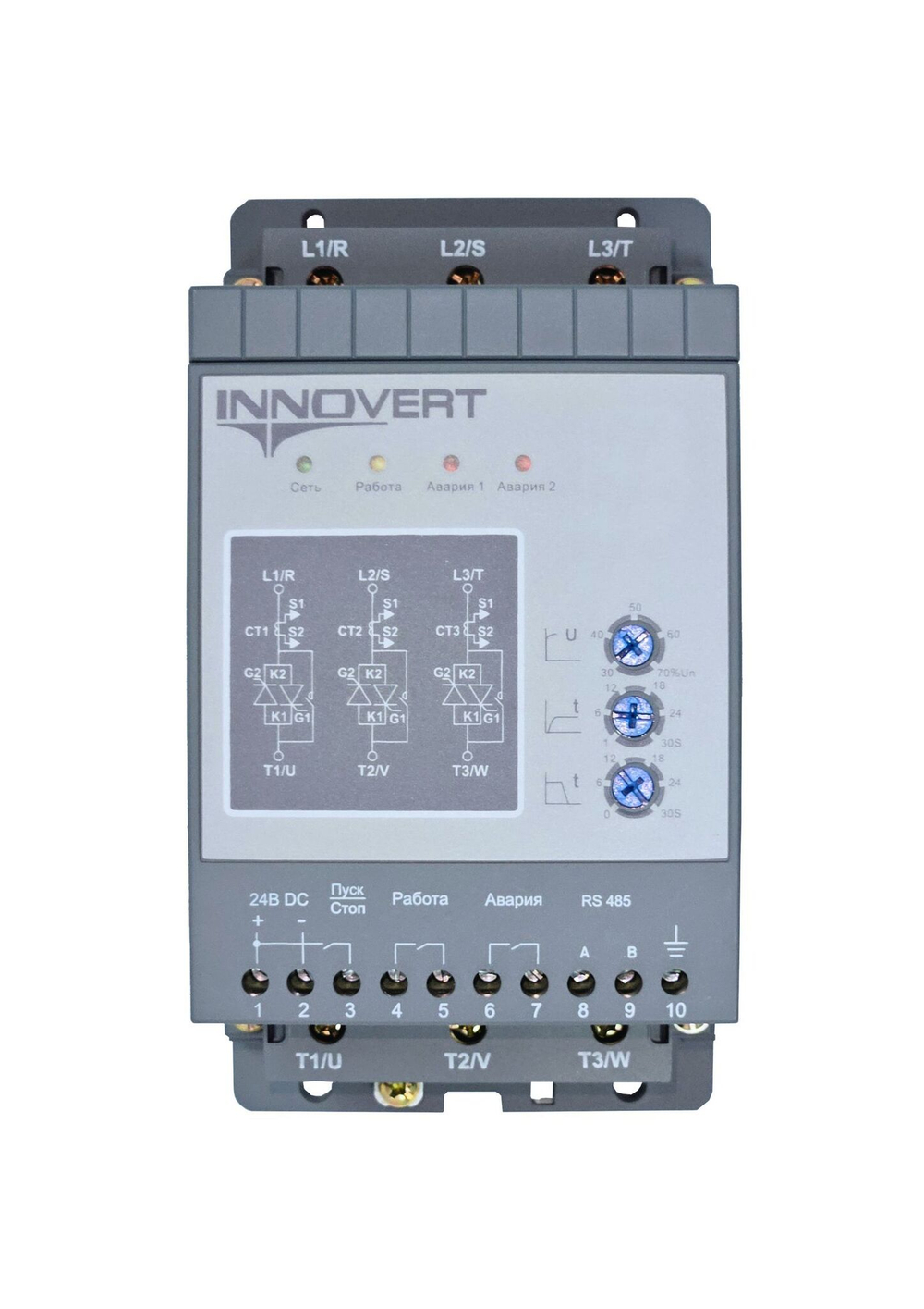 Устройство плавного пуска INNOVERT SSD552D43E, 5,5кВт, 380В, 11А