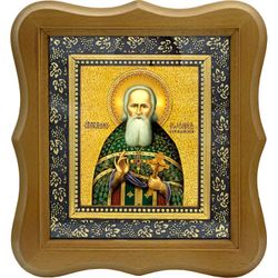 Иоанн Кормянский, праведный пресвитер. Икона на холсте.