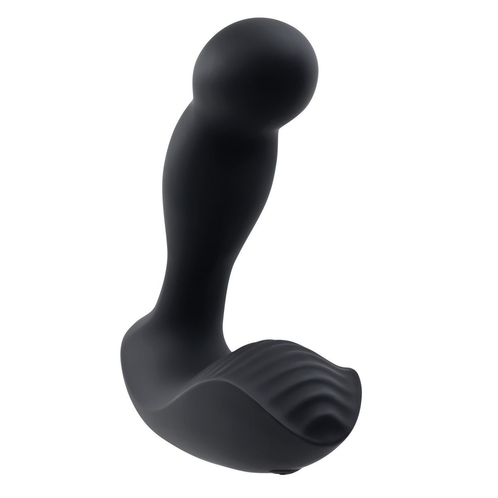 Черный массажер простаты Adams Come-Hither Prostate Massager - 13,5 см. (Цвет: черный)