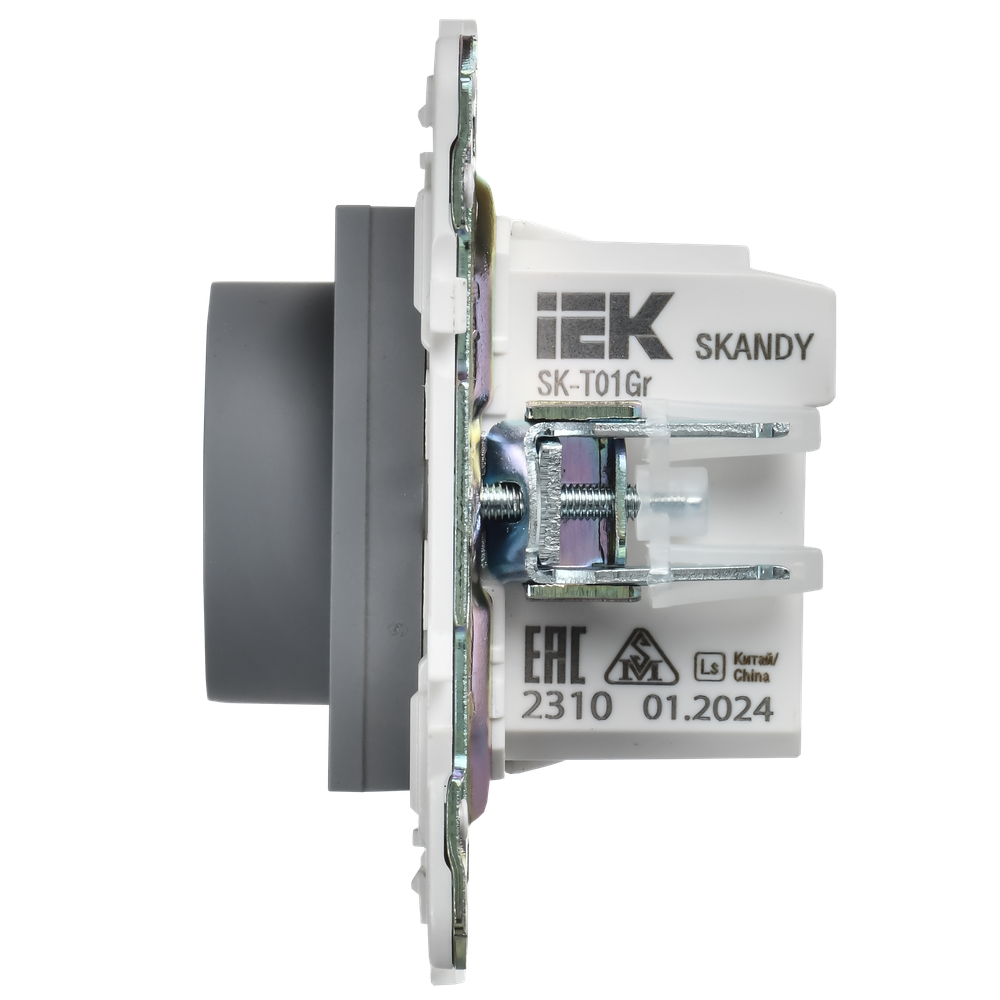 SKANDY Термостат электронный с индикацией SK-T01Gr серый IEK