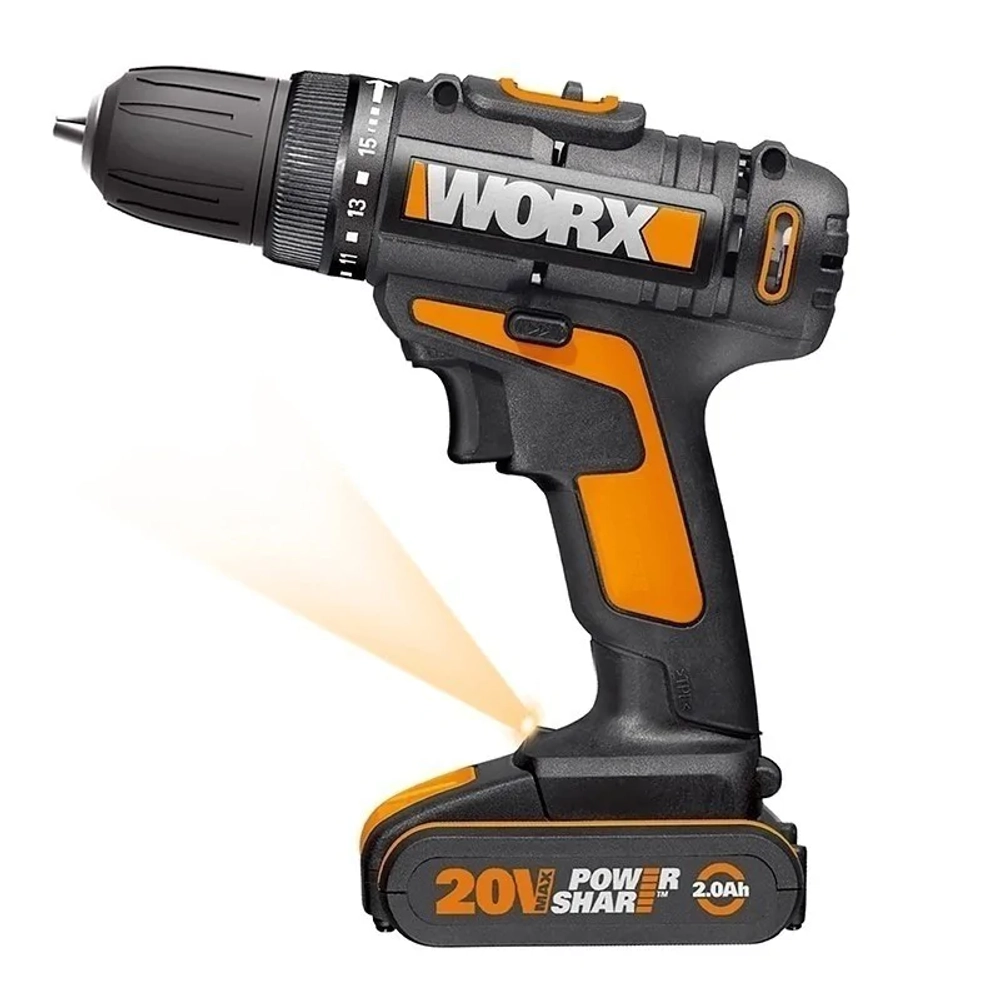 WORX WX927 комплект аккумуляторных инструментов (2 x 2 Ач, ЗУ)