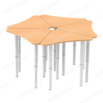 Стол РОМАШКА на телескопических опорах