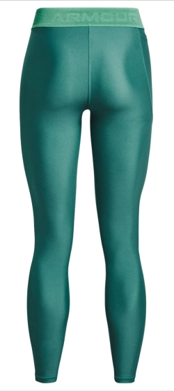 Леггинсы Under Armour Women's HeatGear Branded Waistband - coastal teal/birdie green