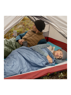 Мешок спальный Naturehike LW180, 190х75 см, (ТК: +15C), серо-голубой