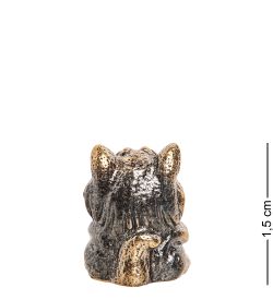 Народные промыслы AM-1027 Фигурка «Кот Матвей» (латунь, янтарь)