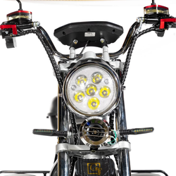 Электроскутер трехколесный CITYCOCO GT X11 TRIKE Серебристый