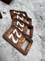 Деревянные Номерки 30х50 (1-25)