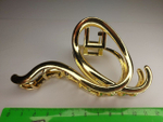 Заколка-краб "Петля". Усиленная. Цвет "Золото"