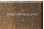 Тротуарная плитка Braer Домино, Color Mix Каштан, 60 мм