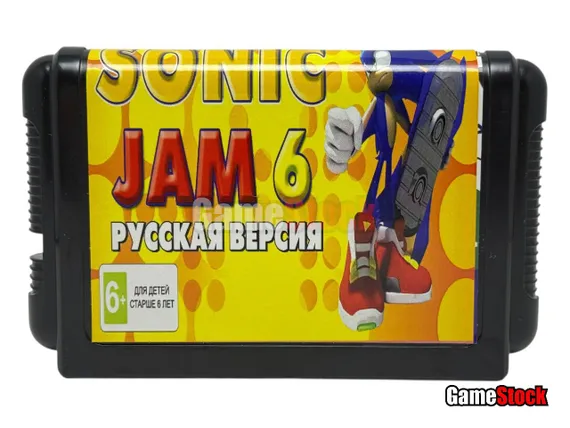 Картридж 16-Bit - SONIC 6 JAM