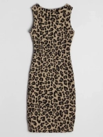 Платье для девочки летнее, леопардовое