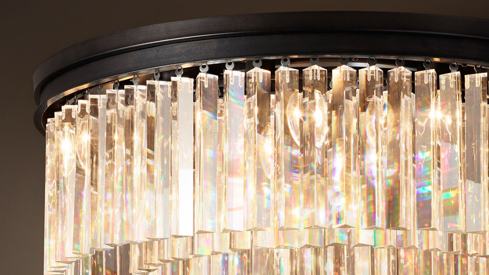 Потолочный светильник Odeon 10B/P black/clear