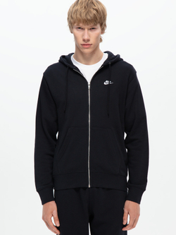 Толстовка мужская NIKE M NK CLUB FT FZ HOODIE