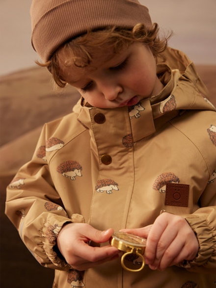 ПРЕДЗАКАЗ Куртка непромокаемая демисезонная Mjölk Hedgehogs