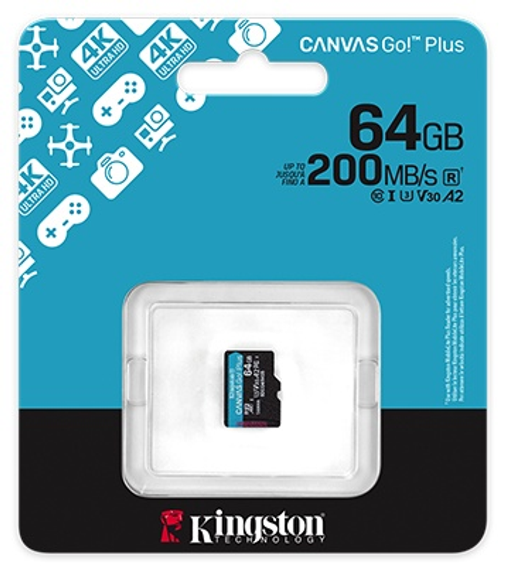 Карта памяти Kingston microSDXC SDCG4/64GBSP 64 Гб