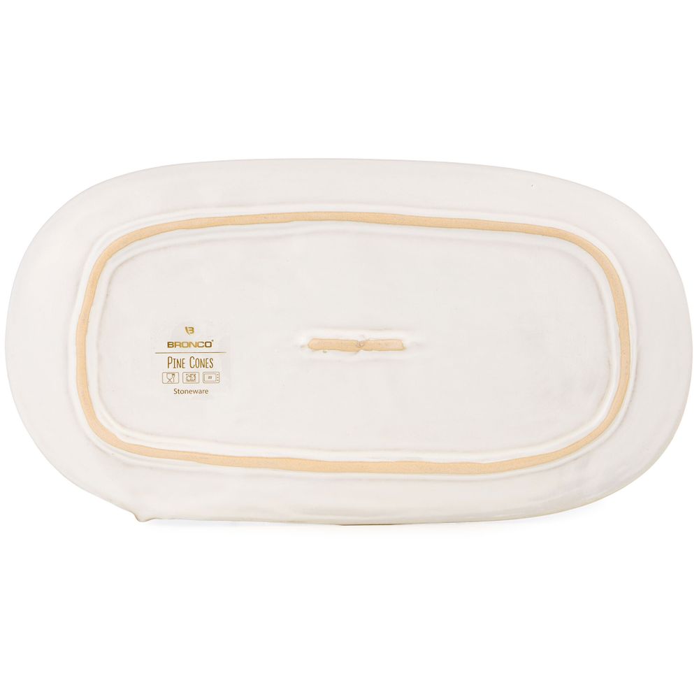 БЛЮДО СЕРВИРОВОЧНОЕ КОЛЛЕКЦИЯ "PINE CONES", 30,5*16,5*2,8 СМ