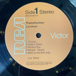 Винтажная виниловая пластинка LP Lou Reed Transformer (EU 2016)