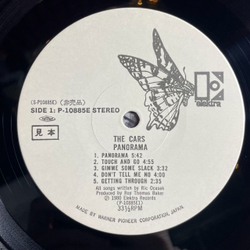 Винтажная виниловая пластинка LP The Cars Panorama (Japan 1980) (Obi) Promo