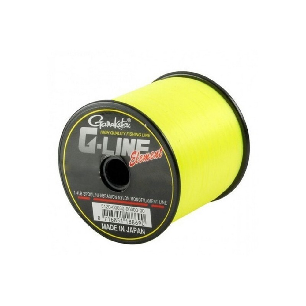 Леска Gamakatsu G-Line Element F-Yellow 0,60mm 370m