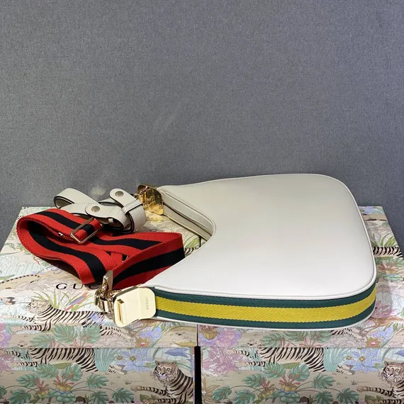 Большая сумка через плечо Gucci Attache белый