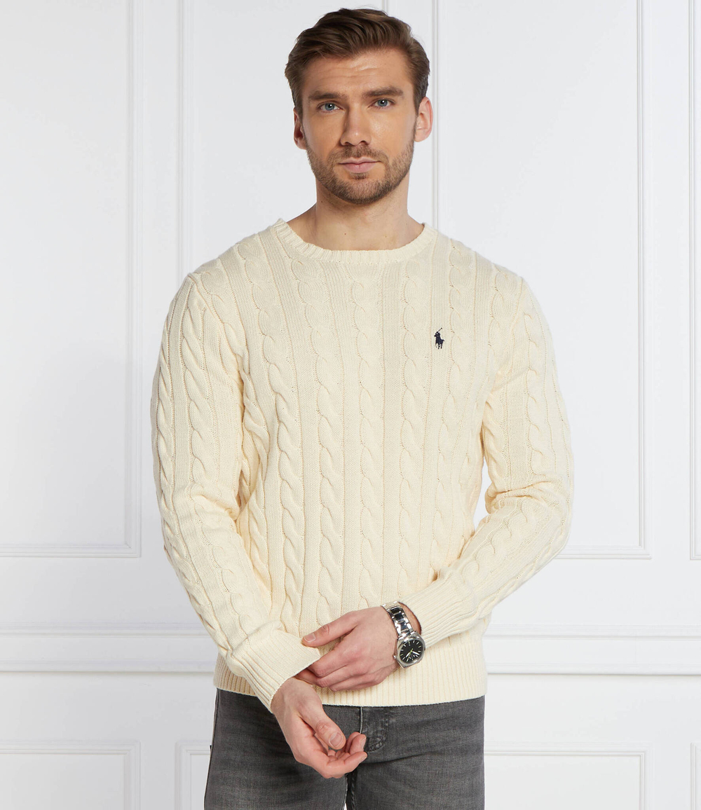Свитер POLO RALPH LAUREN - кремовый(710775885)