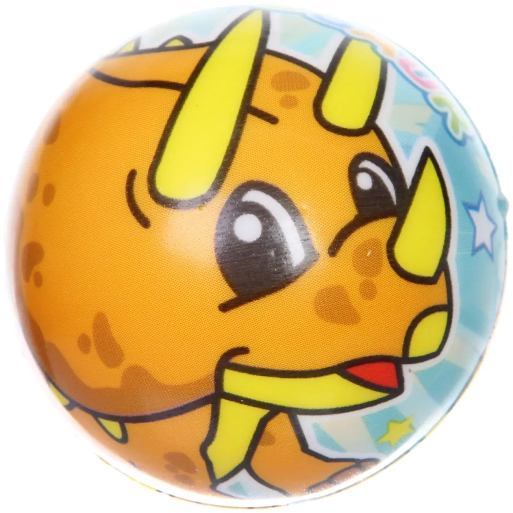 Мяч 6,3 см «Юрский период» (антистресс) попрыгун, микс СТИКЕР НА ШОУ-БОКС