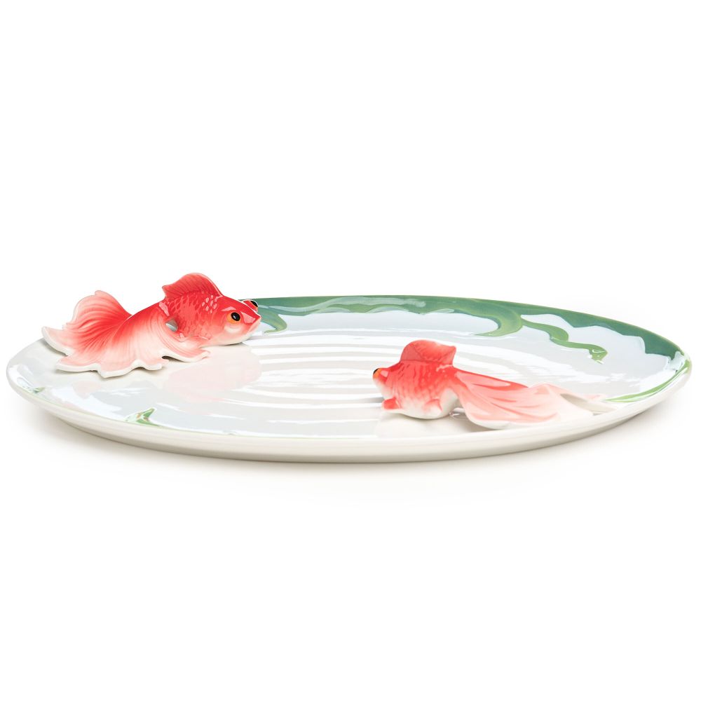 БЛЮДО LEFARD "ЗОЛОТАЯ РЫБКА" 32*22*5 СМ (КОР=12ШТ)