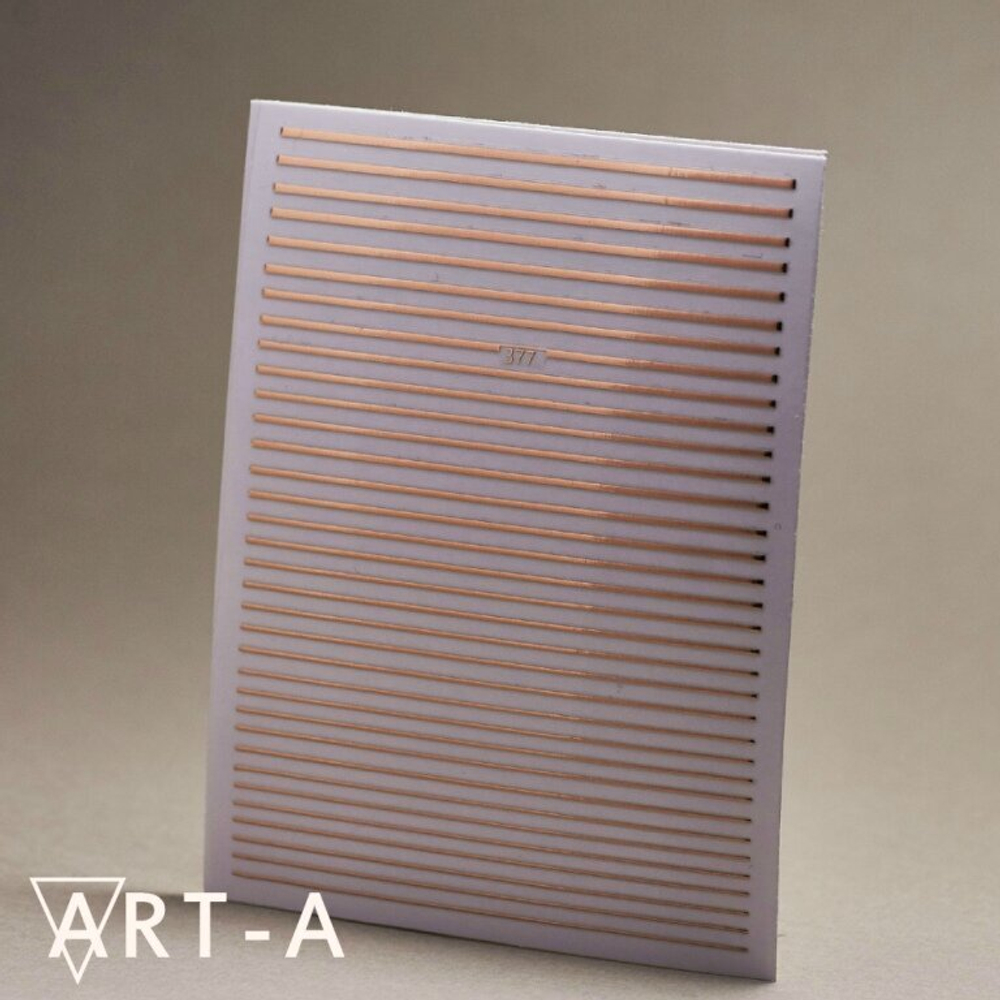 Металлические наклейки полосы Art-A 3D Rose Gold